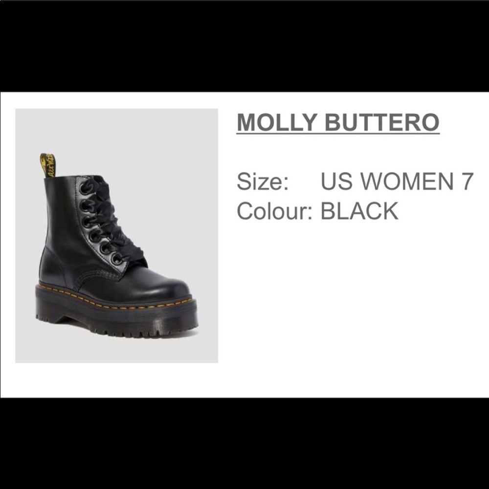 dr. martens platform molly ribbon laces